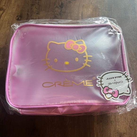 Hello Kitty Handbags - The Creme Shop x Hello Kitty Ombre Makeup Bag Beauty Travel Case